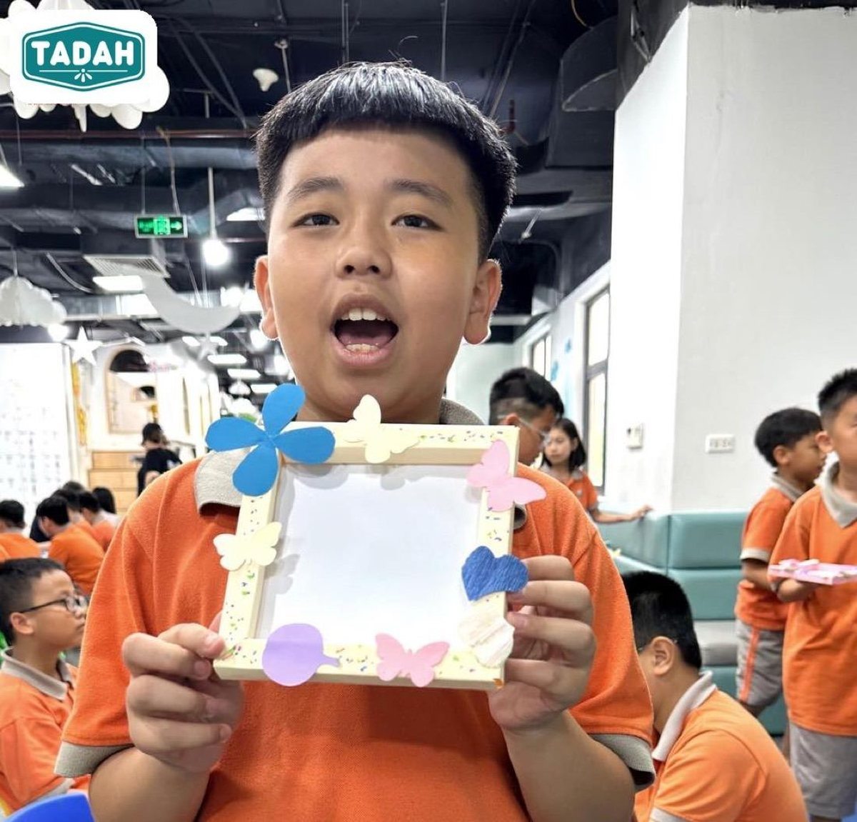 workshop 20/11 cho trường học – khung tranh thủ công do học sinh hoàn thiện; gợi ý quà tri ân