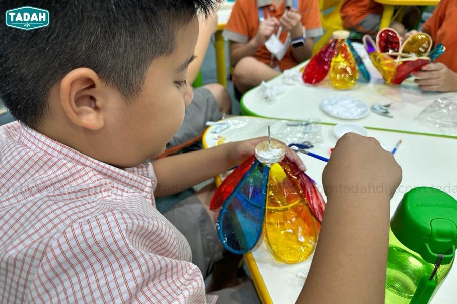 Một buổi workshop Trung thu tại trường học